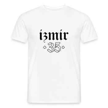 Izmir 35 Turkey Turkiye Gift Holiday TR Turk - Men's T-Shirt - white - Front - AI Model Male 178 dark (178cm)
