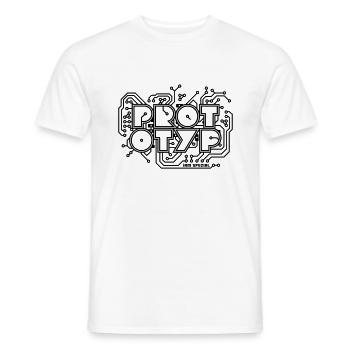 Prototyp - iAM Special 1c - Männer T-Shirt - Weiß - Vorne - AI Model Male 178 dark (178cm)