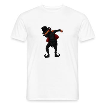 Pumpkin-man Dab - Männer T-Shirt - Weiß - Vorne - AI Model Male 178 dark (178cm)