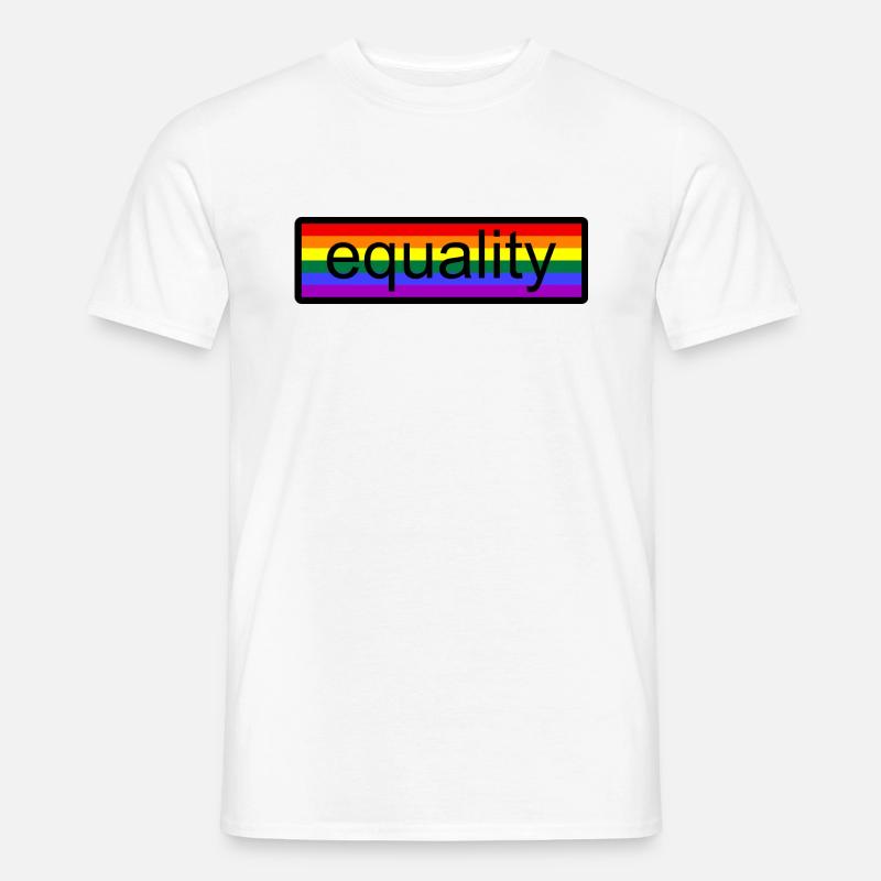 Equality - Männer T-Shirt - Weiß