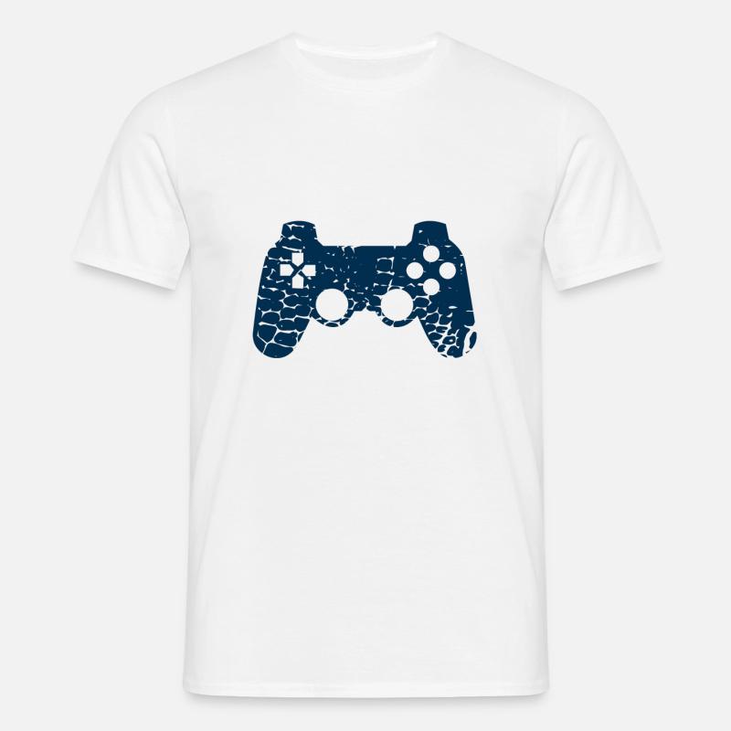 Controller Gaming - Männer T-Shirt - Weiß