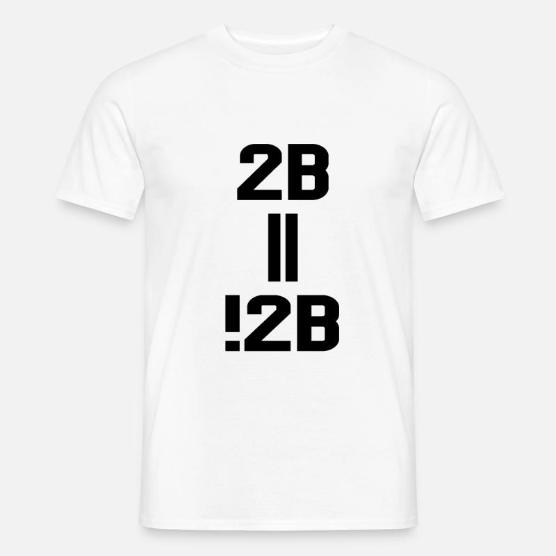 2B || !2 B - Men's T-shirt - white