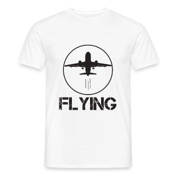 voler - T-shirt homme - blanc - Devant - AI Model Male 178 dark (178cm)