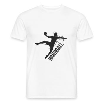 joueur de handball - T-shirt homme - blanc - Devant - AI Model Male 178 dark (178cm)