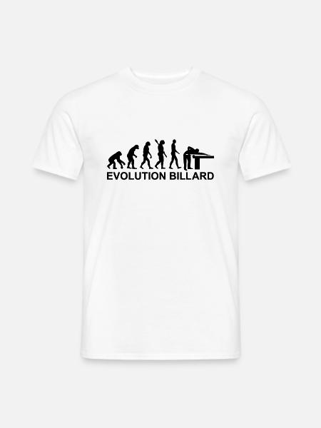 Evolution Billards - Men's T-Shirt - white