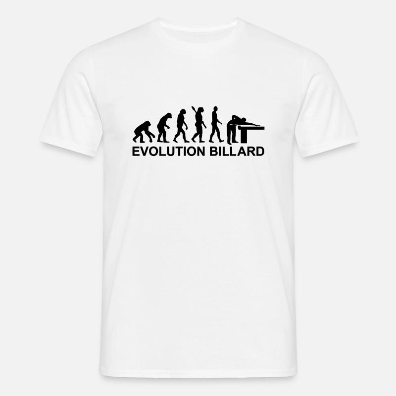 Evolution Billards - Men's T-Shirt - white