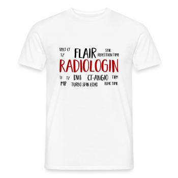radiologin wolke - Männer T-Shirt - Weiß - Vorne - AI Model Male 178 dark (178cm)