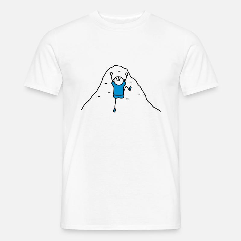 Klettern Kletterwand - V2 - Männer T-Shirt - Weiß