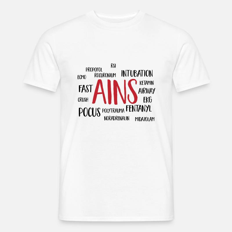 ains cloud - Männer T-Shirt - Weiß