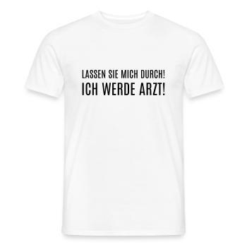 Laissez-moi passer! Je vais être médecin! - T-shirt homme - blanc - Devant - AI Model Male 178 dark (178cm)