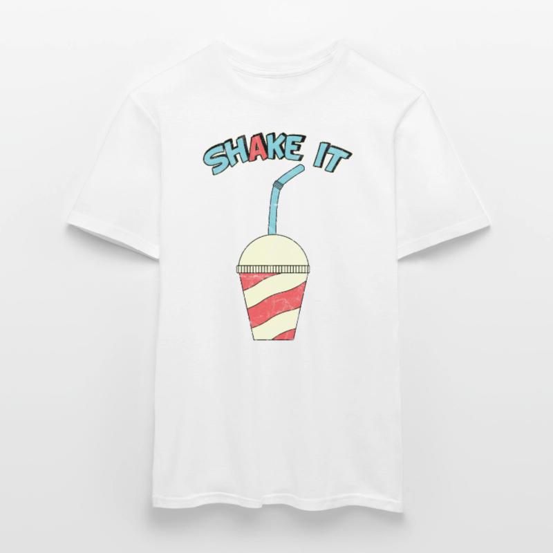 Milchshake Sommer Eis Softeis Limonade Geschenk Männer T-Shirt