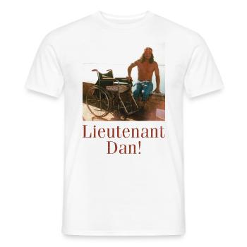Forrest Gump Lieutenant Dan - T-shirt homme - blanc - Devant - AI Model Male 178 dark (178cm)