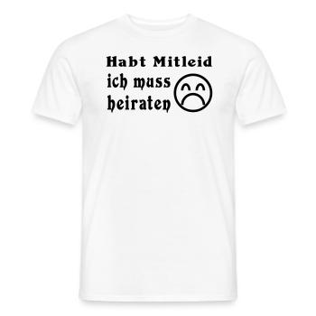 baccalauréat - T-shirt homme - blanc - Devant - AI Model Male 178 dark (178cm)