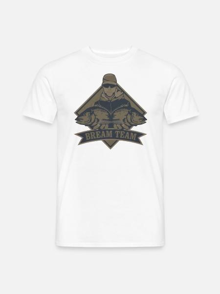 Bream Team - Brachse Angeln und Fischen T-Shirt - Männer T-Shirt - Weiß