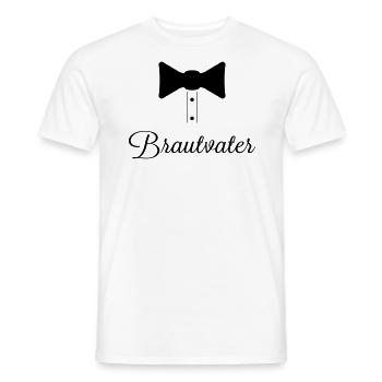 brautvater - Men's T-Shirt - white - Front - AI Model Male 178 dark (178cm)