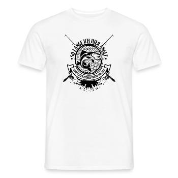 Lustige Angler Sprüche Übers Wasser gehen - Männer T-Shirt - Weiß - Vorne - AI Model Male 178 dark (178cm)