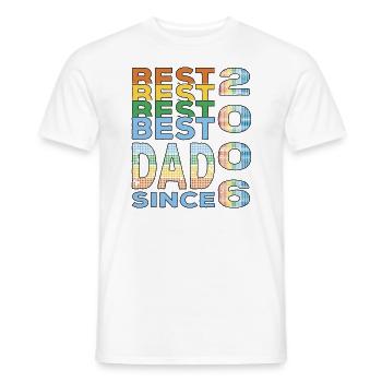 Bester Papa der Welt seit 2006 Vatertag - Männer T-Shirt - Weiß - Vorne - AI Model Male 178 dark (178cm)