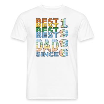Bester Papa der Welt seit 1996 Vatertag - Männer T-Shirt - Weiß - Vorne - AI Model Male 178 dark (178cm)