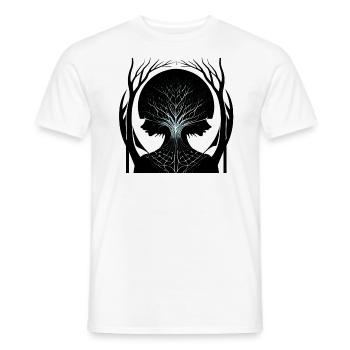 tree of life, tree,abstract,woman,branches - Men's T-Shirt - white - Front - AI Model Male 178 dark (178cm)