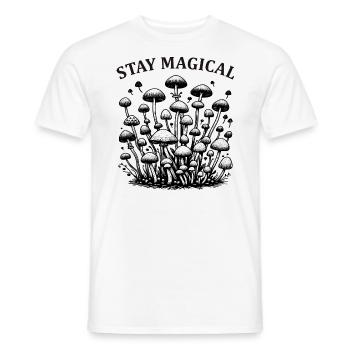 Bleib magisch - Männer T-Shirt - Weiß - Vorne - AI Model Male 178 dark (178cm)