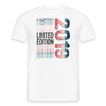 Limited Edition seit 2019 Geburtstag Vintage 2019 - Männer T-Shirt - Weiß - Vorne - AI Model Male 178 dark (178cm)