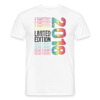 Limited Edition since 2018 Birthday Vintage 2018 - Men's T-Shirt - white - Front - AI Model Male 178 dark (178cm)