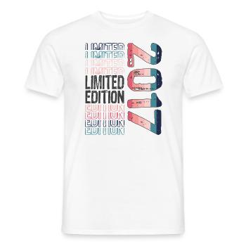 Limited Edition seit 2017 Geburtstag Vintage 2017 - Männer T-Shirt - Weiß - Vorne - AI Model Male 178 dark (178cm)