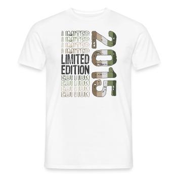 Limited Edition seit 2015 Geburtstag Vintage 2015 - Männer T-Shirt - Weiß - Vorne - AI Model Male 178 dark (178cm)