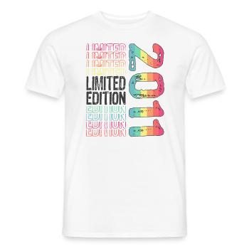 Limited Edition seit 2011 Geburtstag Vintage 2011 - Männer T-Shirt - Weiß - Vorne - AI Model Male 178 dark (178cm)