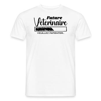 Zukünftige Tierärztin - Männer T-Shirt - Weiß - Vorne - AI Model Male 178 dark (178cm)