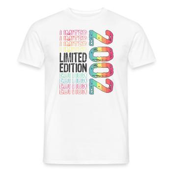Limited Edition Since 2002 Birthday Vintage 2002 - Men's T-Shirt - white - Front - AI Model Male 178 dark (178cm)