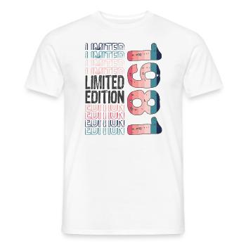 Edition limitée depuis 1981 Anniversaire Millésime 1981 - T-shirt homme - blanc - Devant - AI Model Male 178 dark (178cm)