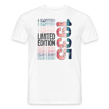 Limited Edition Since 1935 Birthday Vintage 1935 - Men's T-Shirt - white - Front - AI Model Male 178 dark (178cm)