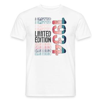 Edition Limitée Depuis 1934 Anniversaire Millésime 1934 - T-shirt homme - blanc - Devant - AI Model Male 178 dark (178cm)