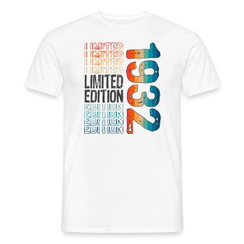 Edition limitée depuis 1932 Anniversaire Millésime 1932 - T-shirt homme - blanc - Devant - AI Model Male 178 dark (178cm)