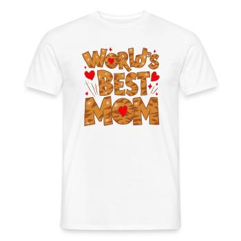 Best Mom Forever - Cadeau de fête des mères - T-shirt homme - blanc - Devant - AI Model Male 178 dark (178cm)