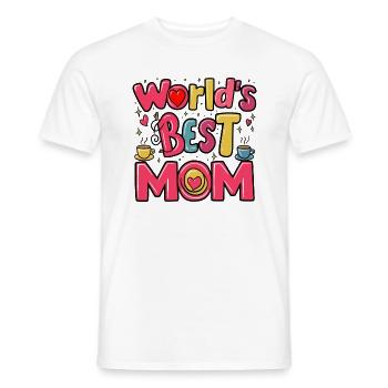 Best Mom Forever - Cadeau de fête des mères - T-shirt homme - blanc - Devant - AI Model Male 178 dark (178cm)