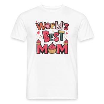 Best Mom Forever - Cadeau de fête des mères - T-shirt homme - blanc - Devant - AI Model Male 178 dark (178cm)