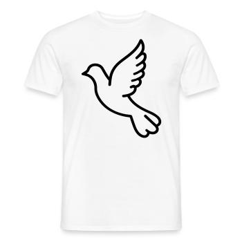 Dove - Men's T-Shirt - white - Front - AI Model Male 178 dark (178cm)