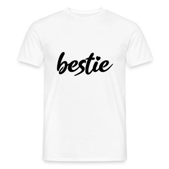 Best Best Best Hearts - Men's T-Shirt - white - Front - AI Model Male 178 dark (178cm)