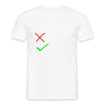 Gesellenbrief Abschluss Geselle 2022 - Männer T-Shirt - Weiß - Vorne - AI Model Male 178 dark (178cm)