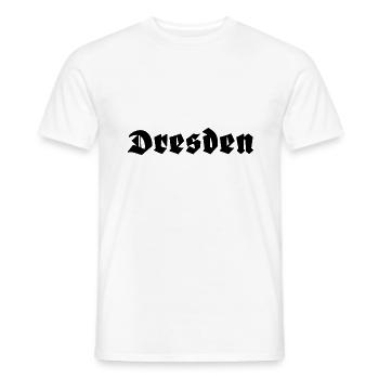 Dresden - Männer T-Shirt - Weiß - Vorne - AI Model Male 178 dark (178cm)