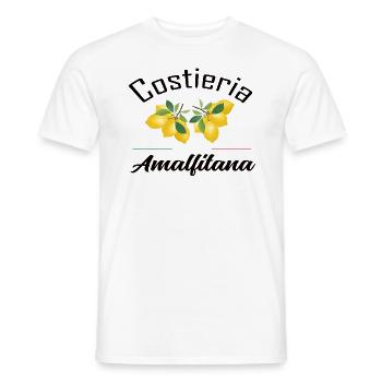 Amalfi, Amalfiküste - Männer T-Shirt - Weiß - Vorne - AI Model Male 178 dark (178cm)