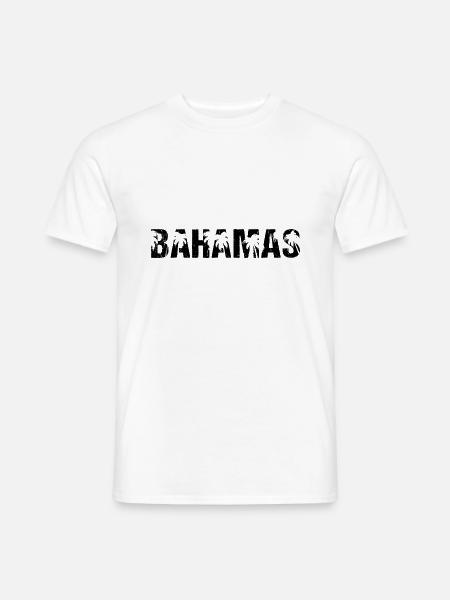 Bahamas Palmen Insel Karibik Bahamas - Männer T-Shirt - Weiß