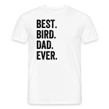 Meilleur papa oiseau de tous les temps - T-shirt homme - blanc - Devant - AI Model Male 178 dark (178cm)