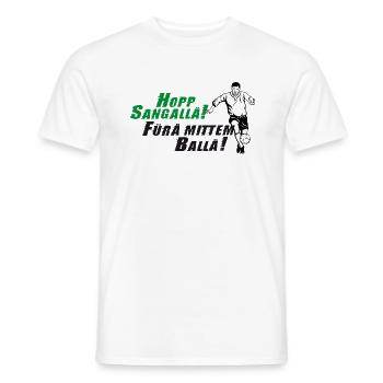 Hopp Sangallä ! Hopp St.Gallen - Männer T-Shirt - Weiß - Vorne - AI Model Male 178 dark (178cm)