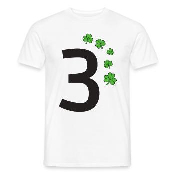 3 - T-shirt homme - blanc - Devant - AI Model Male 178 dark (178cm)