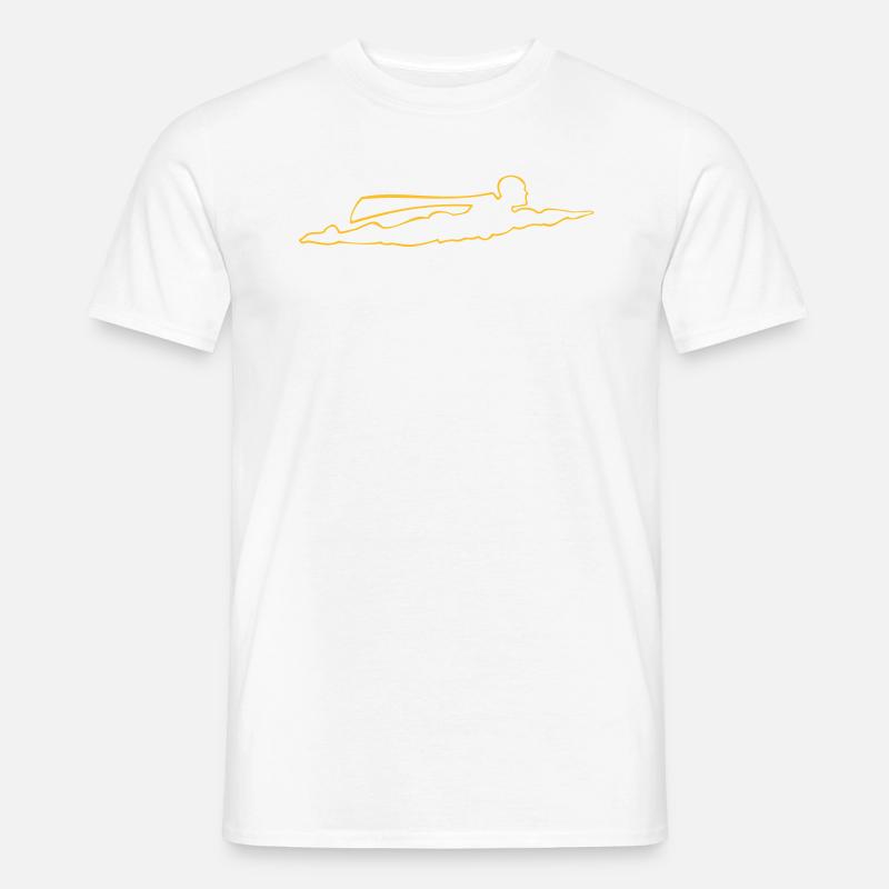 Superheld - Männer T-Shirt - Weiß