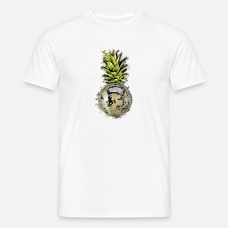 Disco - Männer T-Shirt - Weiß