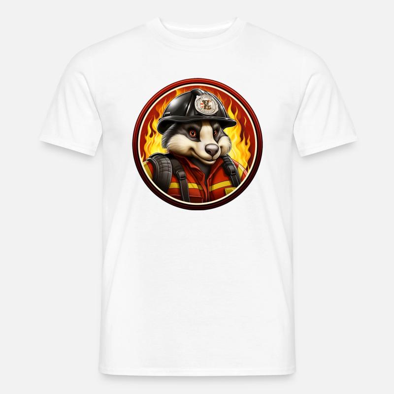 Dachse Fire Brigade - Men’s T-shirt - white